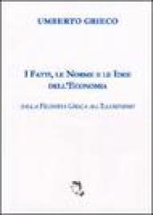 I fatti, le norme e le idee dell'economia. Dalla filosofia greca all'illuminismo
