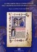 Le pergamene delle confraternite nell'archivio di Stato di Siena