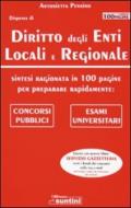 Diritto degli enti locali e regionale
