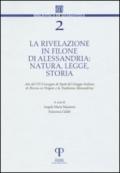 La rivelazione in Filone di Alessandria. Natura, legge, storia