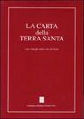 Carta della Terra Santa con i luoghi della vita di Gesù