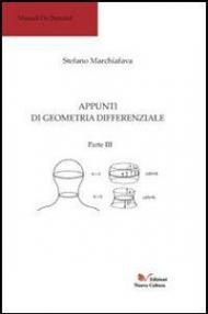 Appunti di geometria differenziale. Parte III. Vol. 3