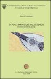 I canti popolari palestinesi. Fonti e tipologie