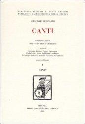 Canti e poesie disperse. Ediz. critica. Con DVD