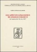 Gli appunti linguistici di Angelo Colocci. Nel ms. Vat. lat. 4817