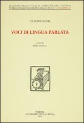 Voci di lingua parlata