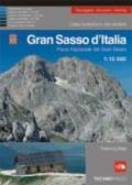 Gran Sasso d'Italia. Parco nazionale del Gran Sasso 1:15.000. Carta turistica dei sentieri