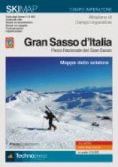 Gran sasso d'Italia. Mappa dello sciatore