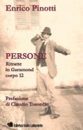 Persone ritratte in Garamond corpo 12