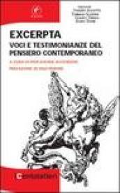 Excerpta. Voci e testimonianze del pensiero contemporaneo