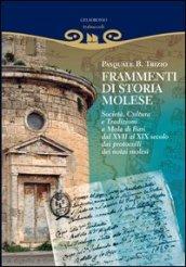 Frammenti di storia molese. Società, cultura e tradizioni a Mola di Bari dal XVII al XIX secolo dai protocolli dei notai molesi