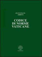 Codice di norme vaticane. Ordinamento giuridico dello Stato della Città del Vaticano