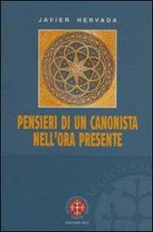 Pensieri di un canonista nell'ora presente
