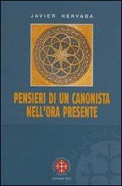 Pensieri di un canonista nell'ora presente