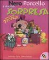 Nero Porcello e la spesa a sorpresa. Libro puzzle