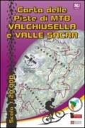 Carta delle piste di MTB Valchiusella Valle Sacra