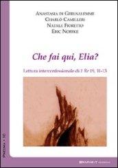 Che fai qui, Elia? : Lettura interconfessionale di 1Re 19,11-13 (Spiritualità)