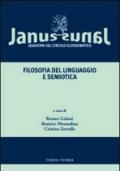 Janus. Quaderni del Circolo glossematico (2007). 7.Filosofia del linguaggio e semeiotica