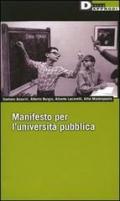 Manifesto per l'università pubblica