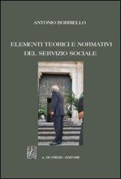 Elementi teorici e normativi del servizio sociale