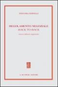 Regolamento negoziale back to back