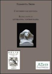 L'innumerevole esistenza. Saggi e note di letteratura contemporanea