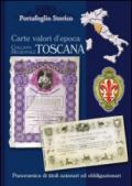 Toscana. Carte valori d'epoca