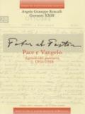 Edizione Nazionale dei Diari di Angelo Giuseppe Roncalli - Giovanni XXIII. 6.Pace e Vangelo. Agende del patriarca. 1956-1958