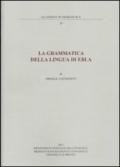 La grammatica della lingua di Elba