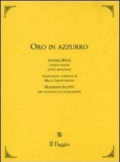 Oro in azzurro. Testo russo a fronte