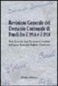 Revisione generale del demanio comunale di fondi fra il 1914 e il 1918. Stato generale degli occupatori compilato dall'agente demaniale Raffaele D'Ambrosio