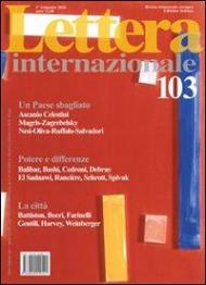 Lettera Internazionale. Vol. 103