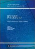 Linguisti in contatto. Ricerche di linguistica italiana in Svizzera. Atti del Convegno (Bellinzona, 16-17 novembre 2007)