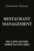 Restaurant management. Ediz. italiana