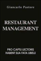 Restaurant management. Ediz. italiana