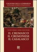 Cognomi della Lombardia. Dizionario storico. Il Cremasco, il Cremonese, il Casalasco