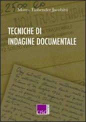 Tecniche di indagine documentale