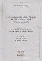 L'amministrazione della giustizia nel distretto di Torino. Situazioni e prospettive