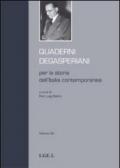 Quaderni degasperiani per la storia dell'Italia contemporanea: 3