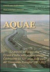 Aquae. La gestione dell'acqua oltre l'unità d'Italia nella pianura emiliana. Celebrazione del 525° anno dello scavo del «Cavamento-Foscaglia» 1487-2012