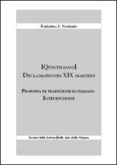 Declamationes XIX maiores. Proposta di traduzione in italiano