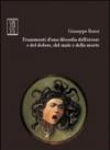 Frammenti d'una filosofia dell'errore e del dolore, del male e della morte