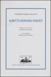 Scritti giovanili inediti