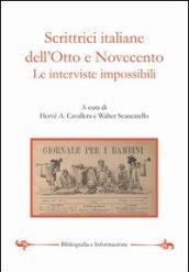 Scrittrici italiane dell'Otto e Novecento. Le interviste impossibili