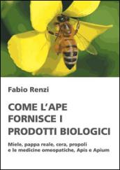 Come l'ape fornisce i prodotti biologici