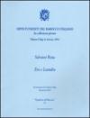Dipinti inediti del barocco italiano da collezione privata. Salvator Rosa. Ero e Leandro