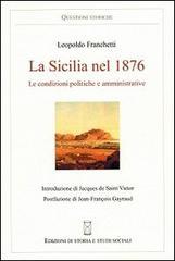 La Sicilia nel 1876. Le condizioni politiche e amministrative