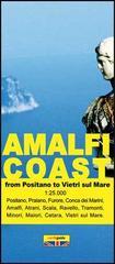 Amalfi coast. Tourist map of the Amalfi coast