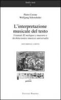 L'interpretazione musicale del testo. I trattati «El melopeo y maestro» «architectonice musices universalis». Testo latino a fronte