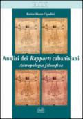 Analisi dei rapports cabanisiani. Antropologia filosofica